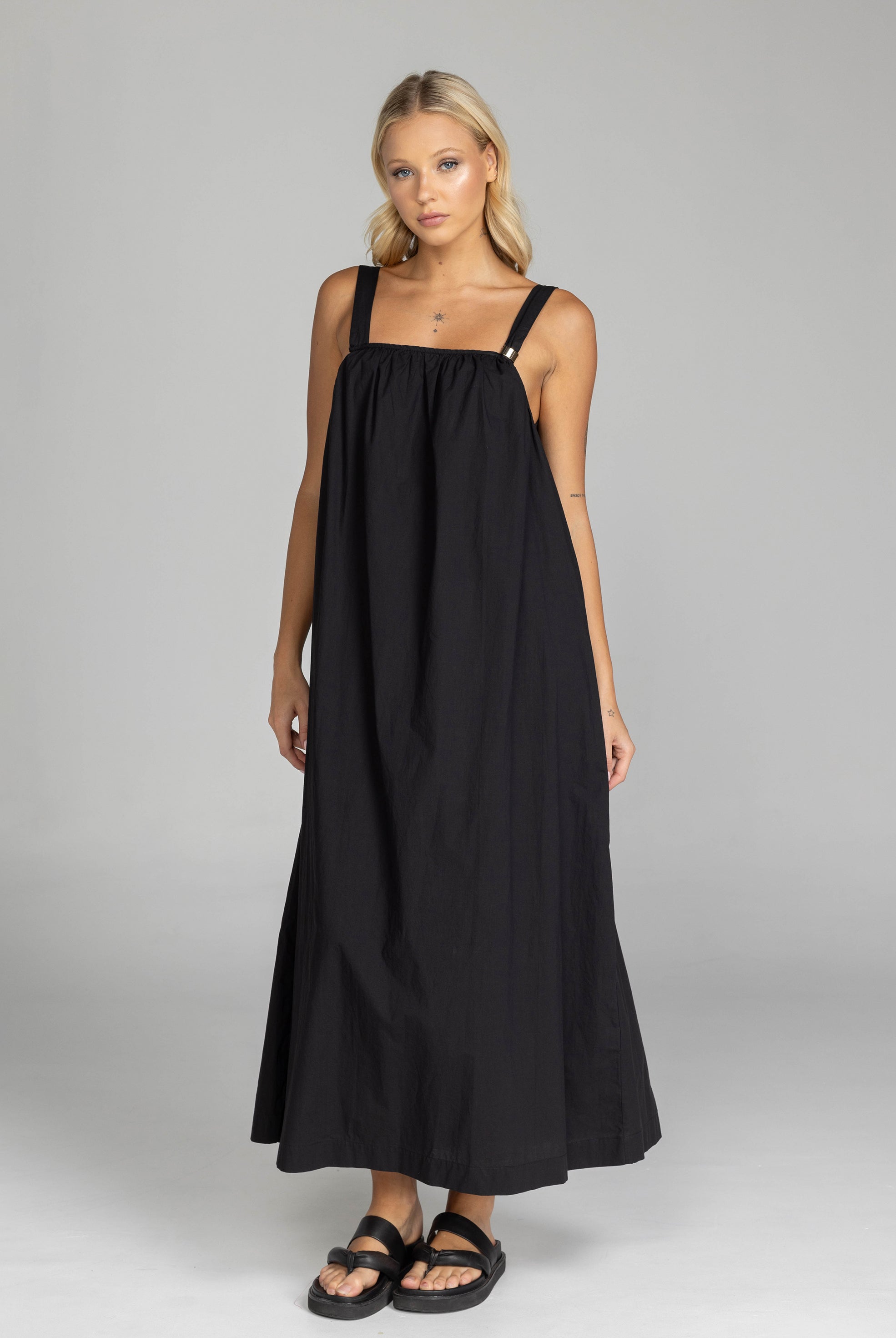 Soft Goodbyes Dress - Black