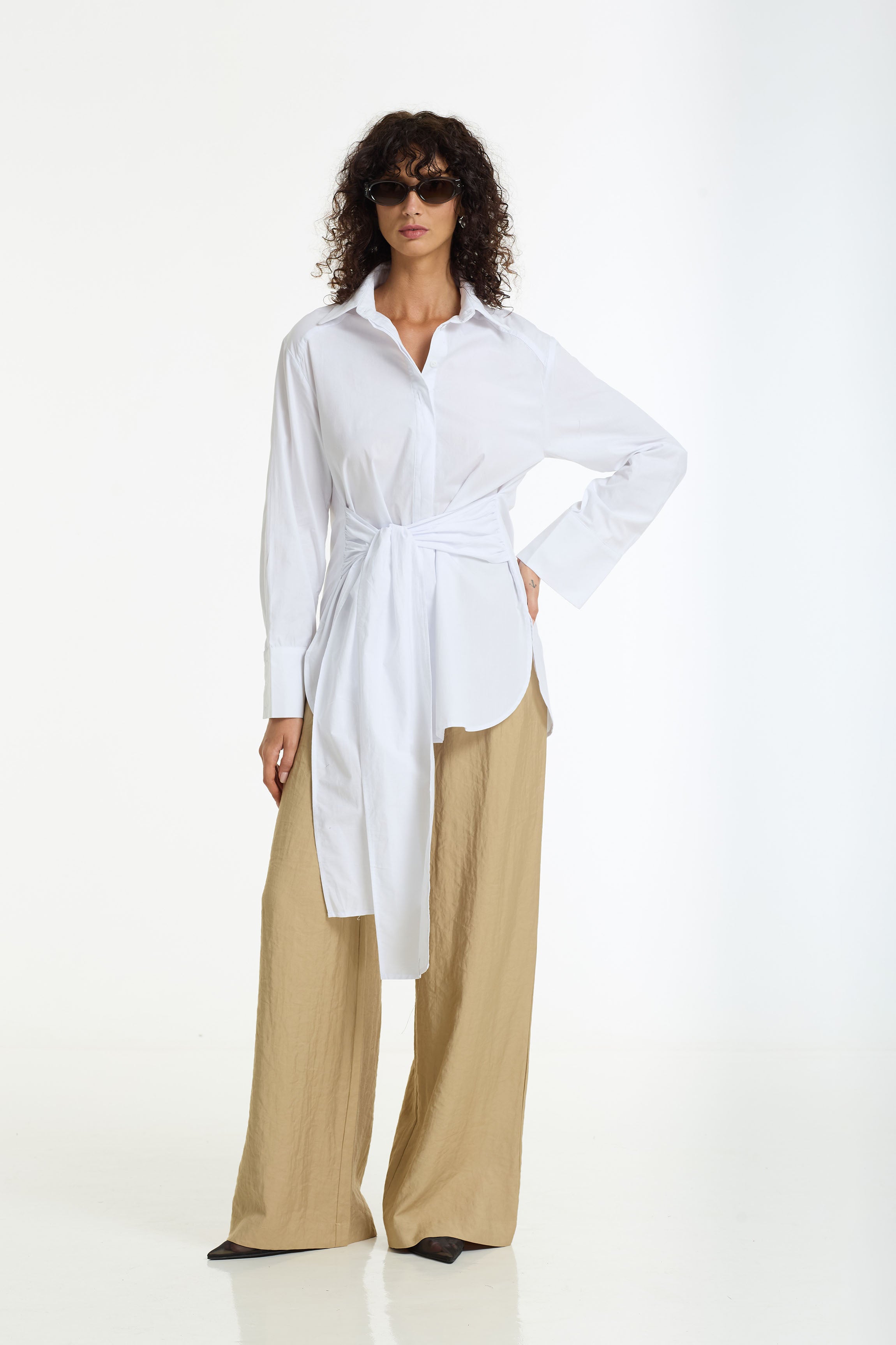 Eternity Wide Leg Tailored Pant | Camel | PRE-ORDER