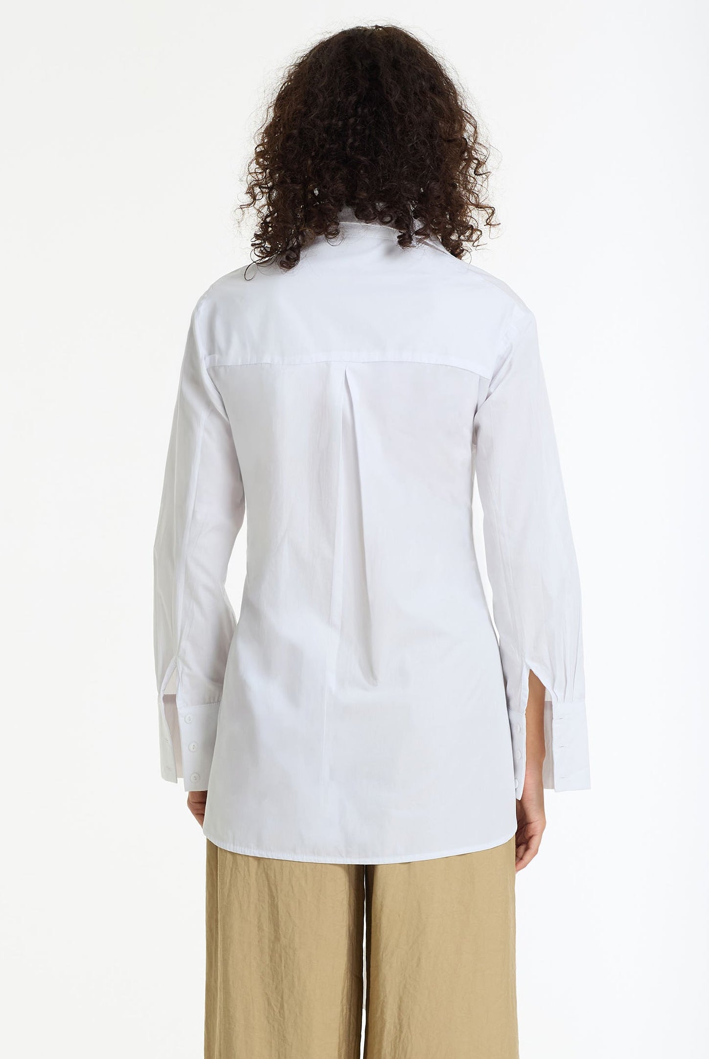 Something About You Tie Waist Cotton Shirt | White | PRE-ORDER
