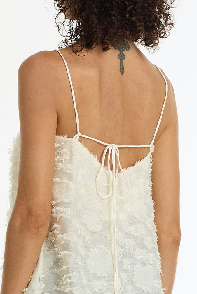 Stay Close Textured Cami | Ivory