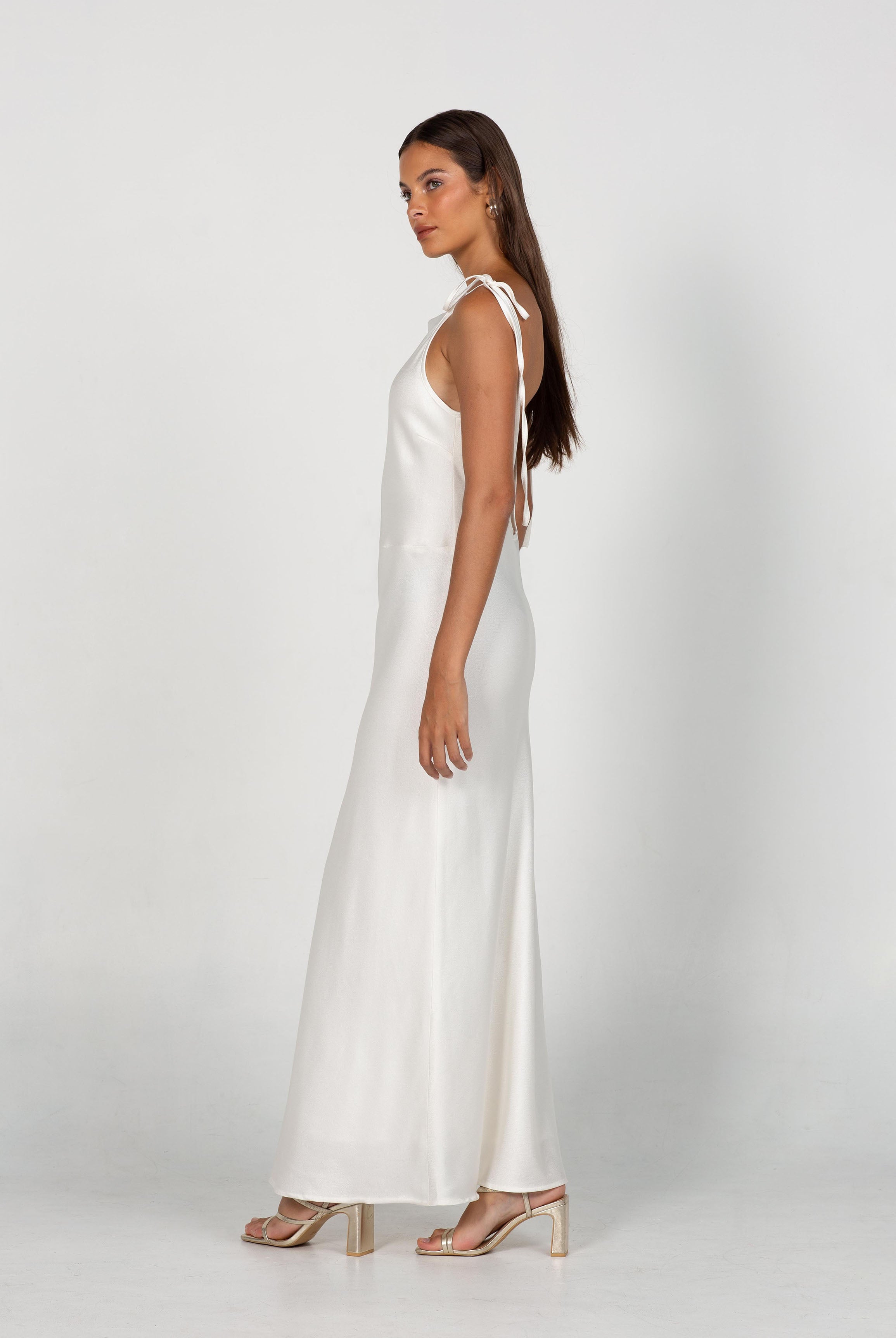 Still Falling Dress - Pearl