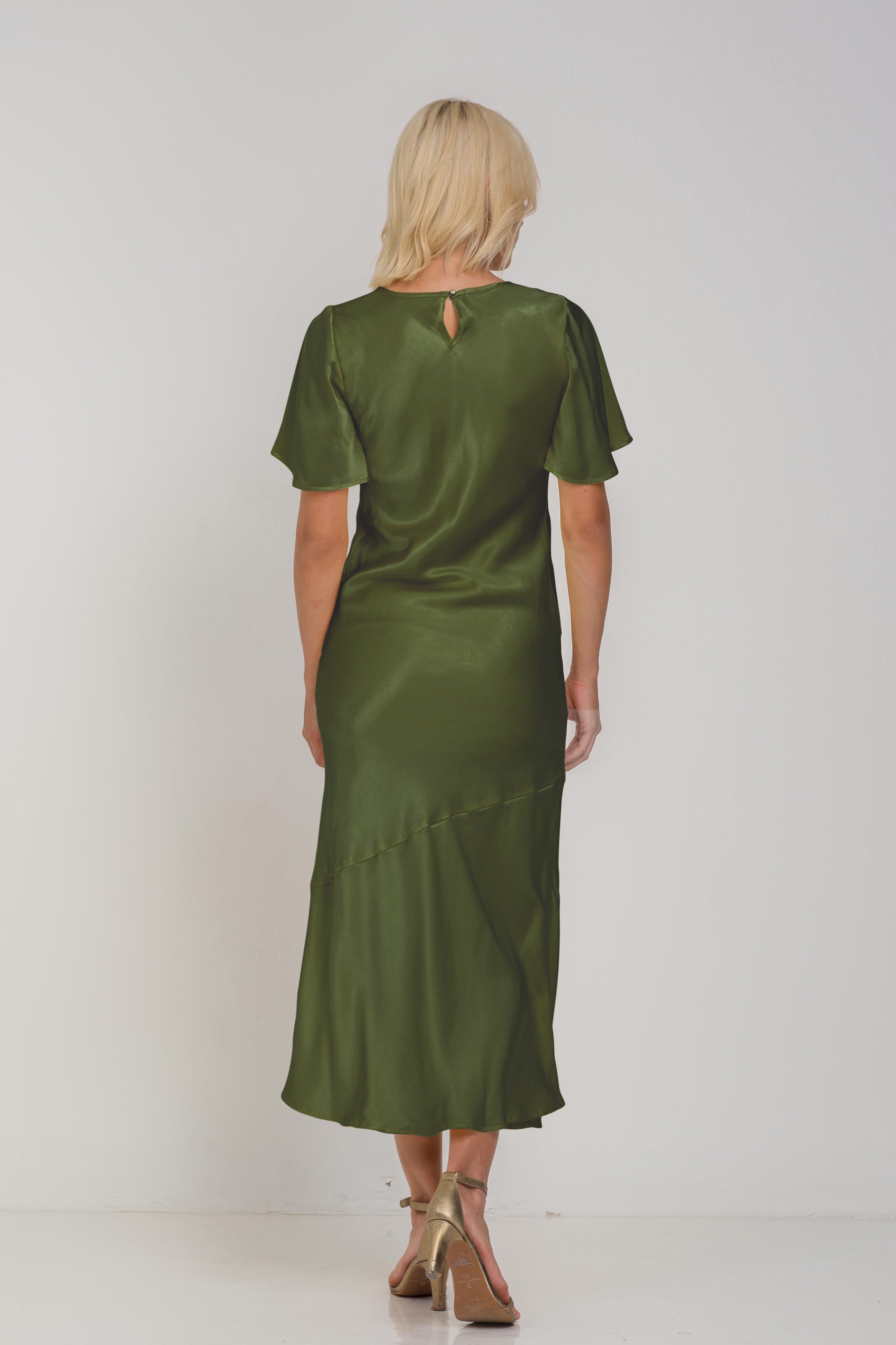Still The One Dress - Golden Khaki