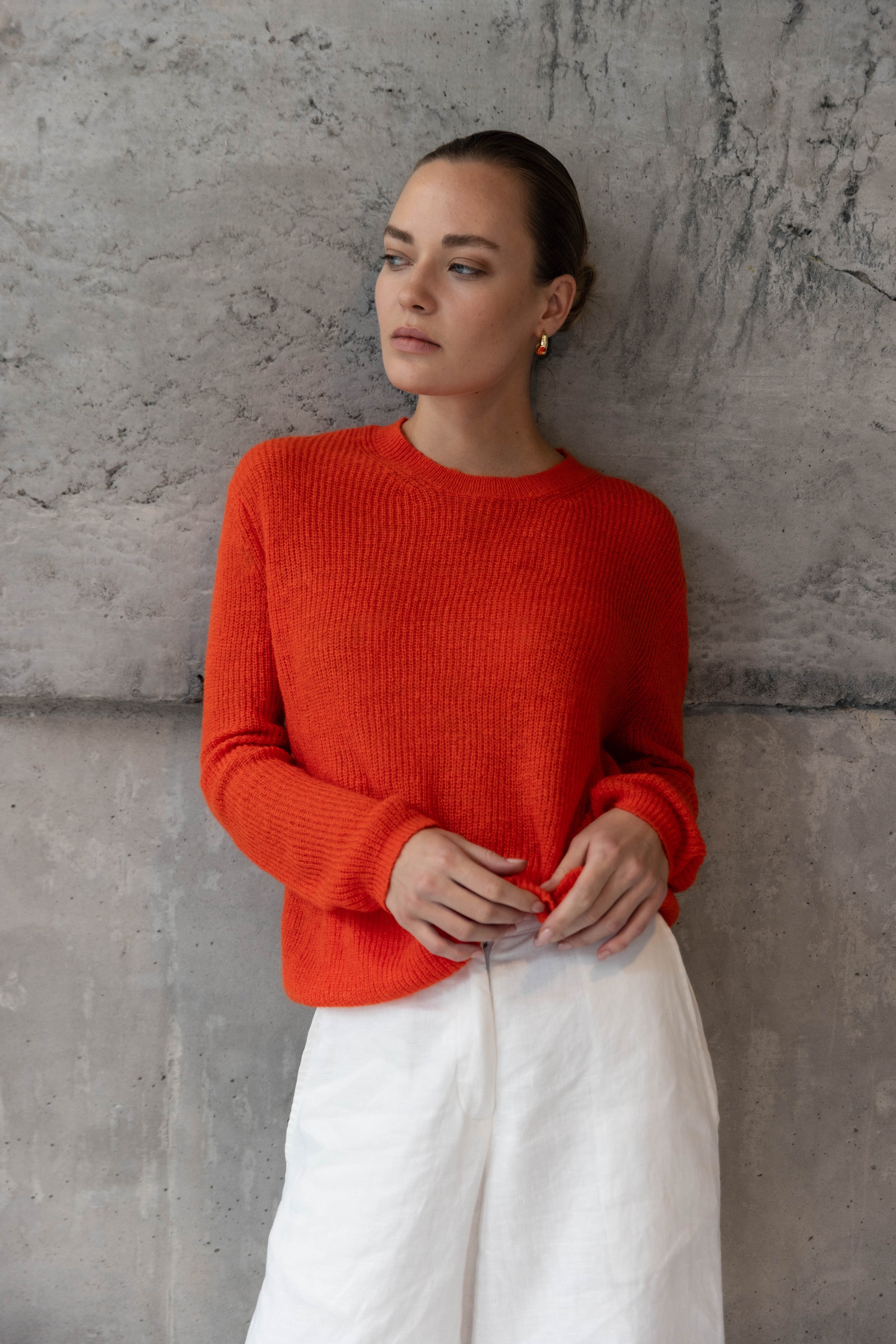 Strength Of Your Heart Jumper - Orange