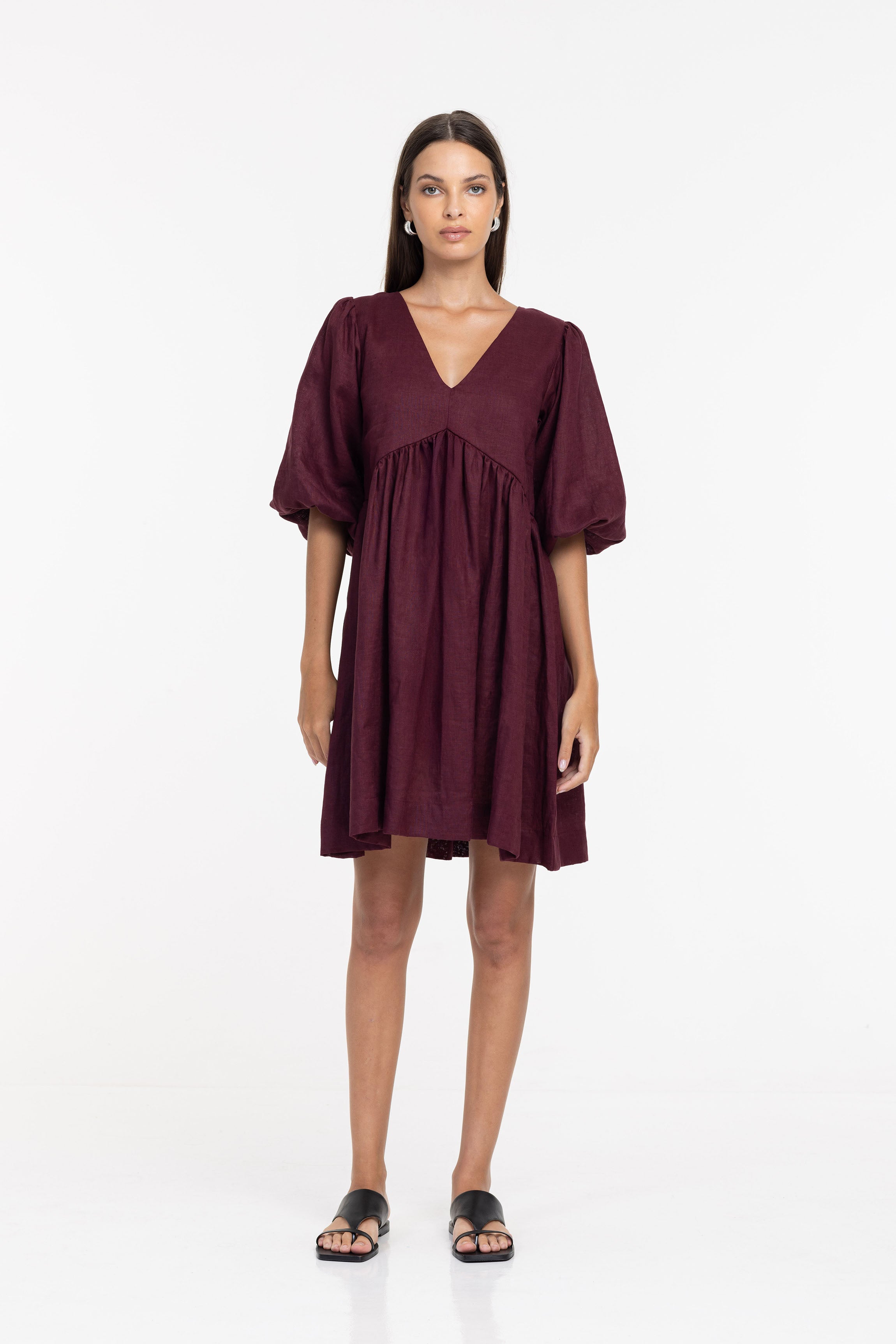 Sweet Love Dress - Maroon
