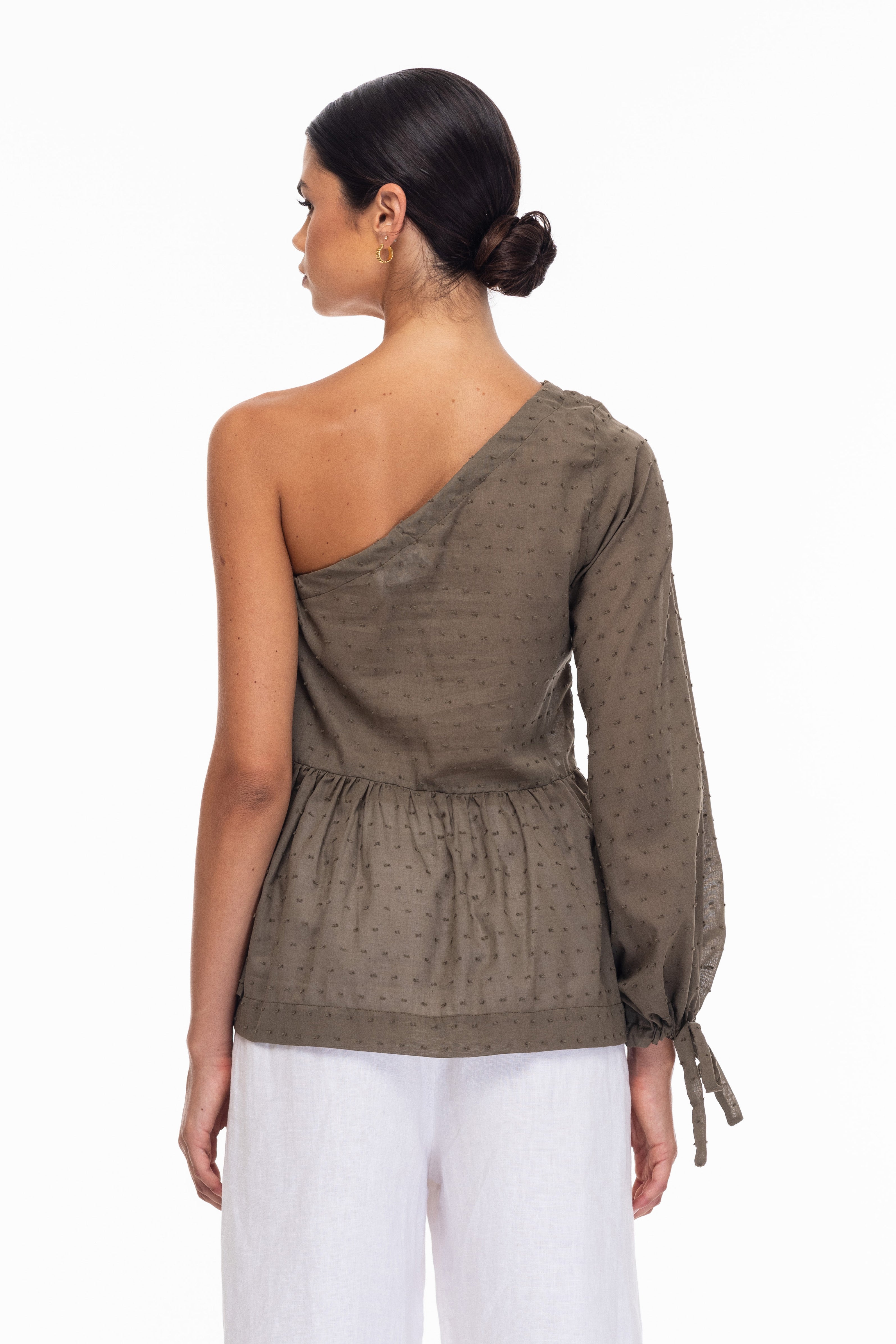 Tammy Top - Dusty Khaki