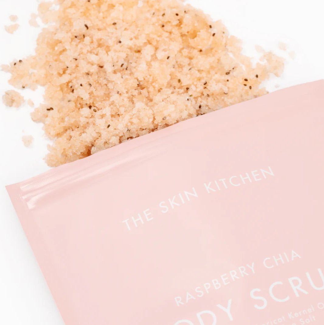 The Skin Kitchen - Raspberry Chia Body Scrub - 200g