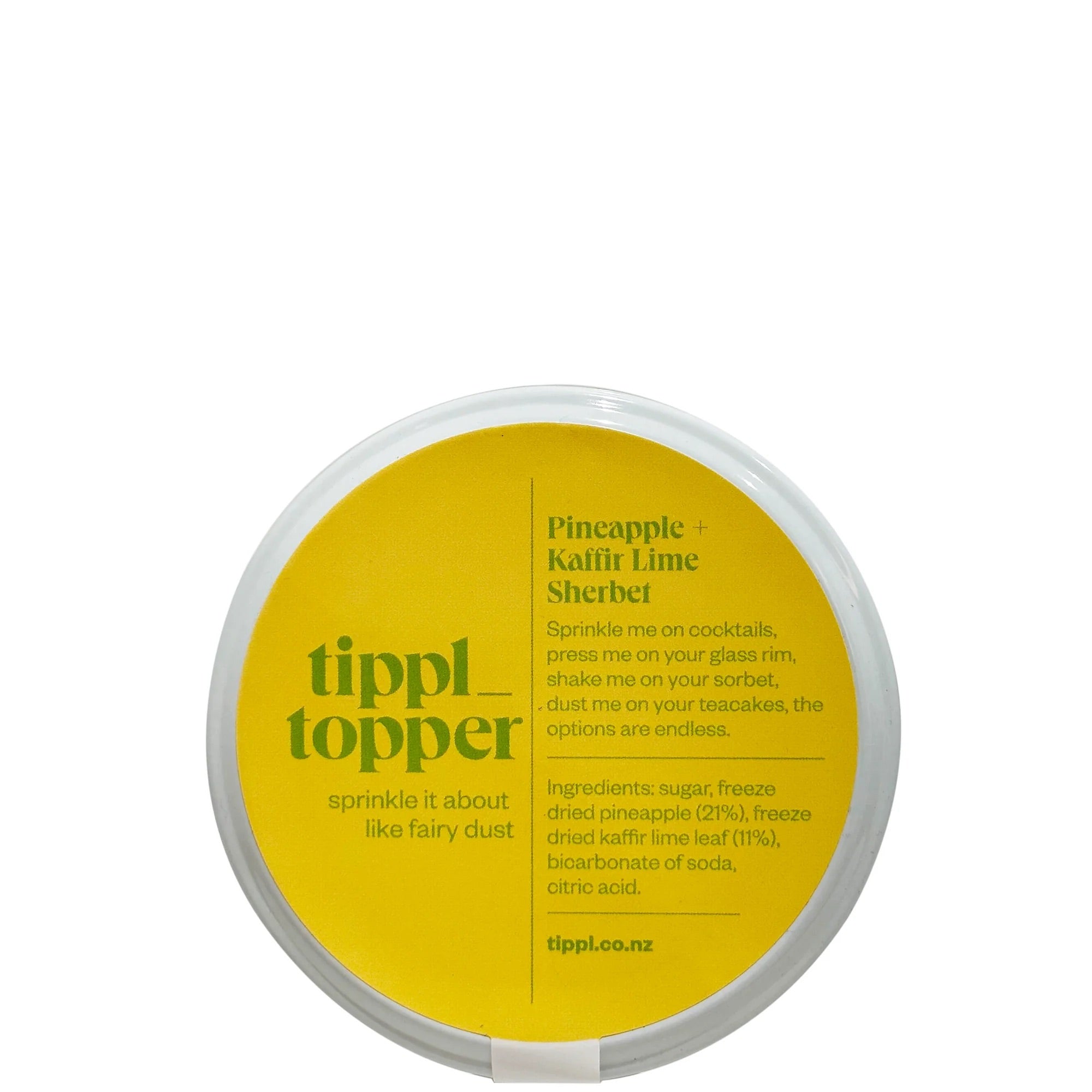 Tippl - Pineapple Kaffir Lime Sherbet Topper