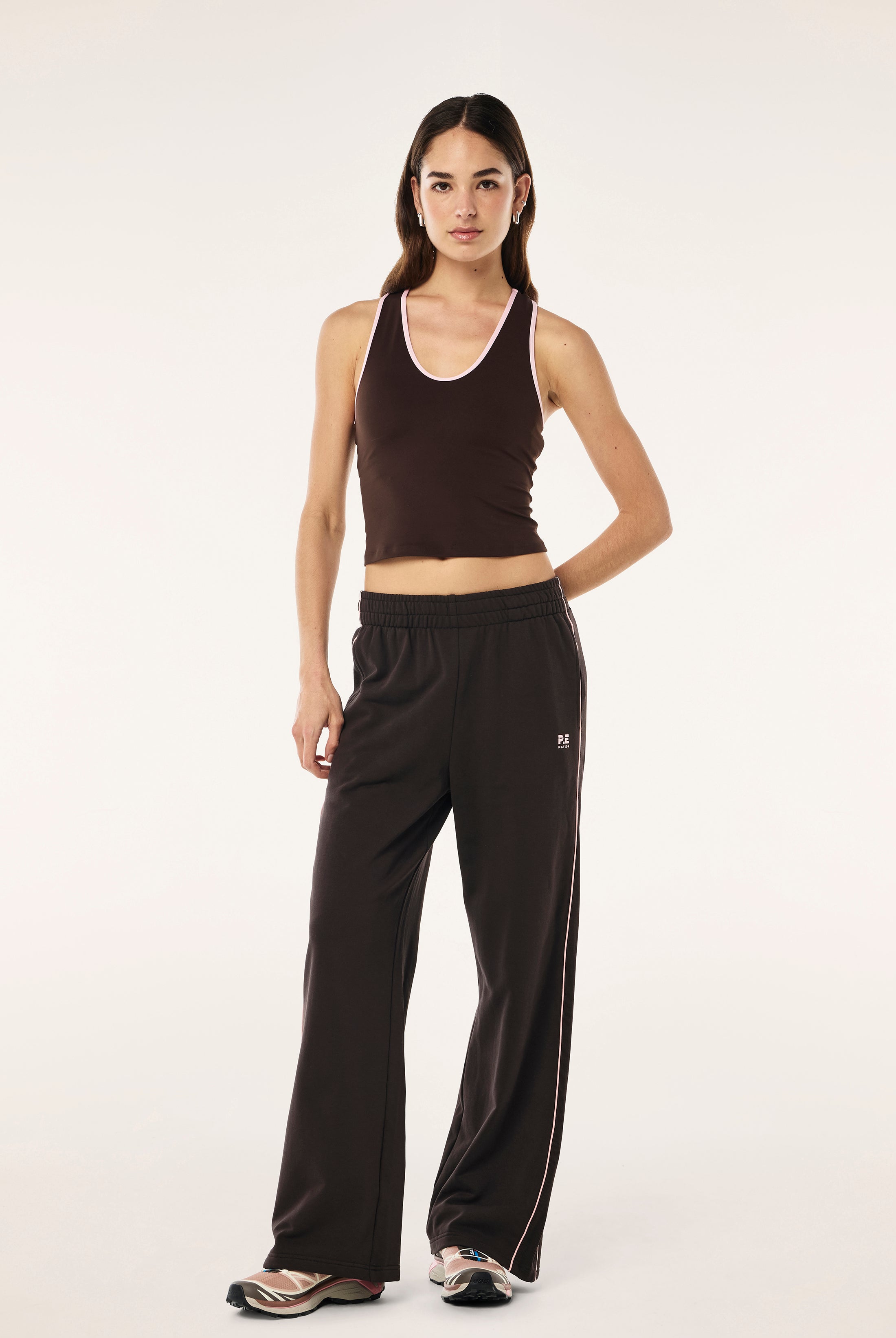 P.E Nation - Vita Track Pant - Espresso
