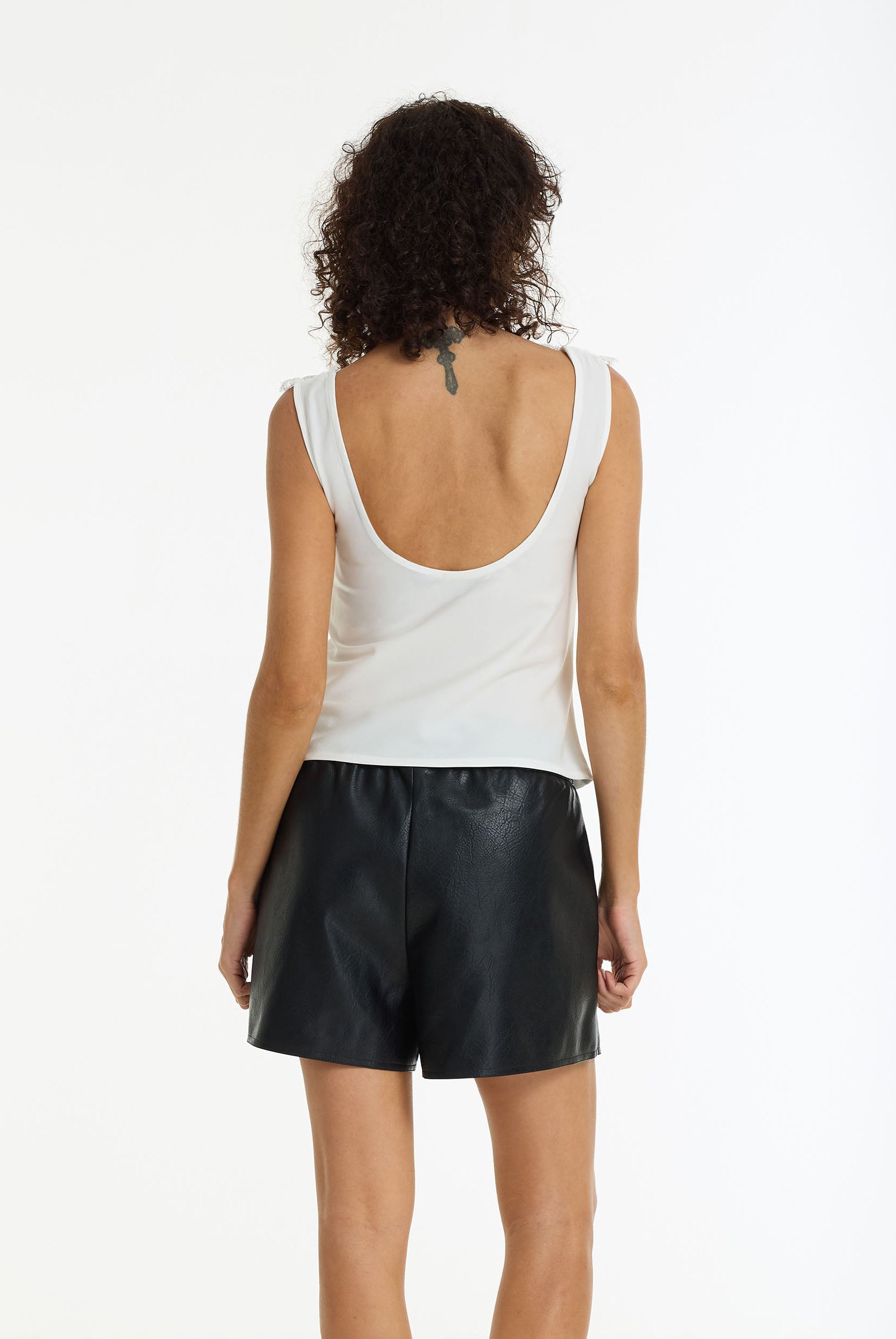 Valera Lace Detail Top | Ivory | PRE-ORDER
