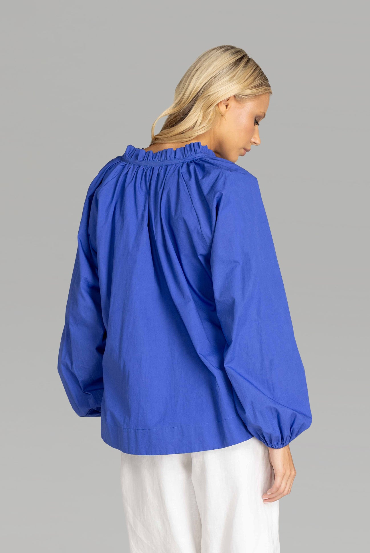 Veronica Top - Juniper Blue