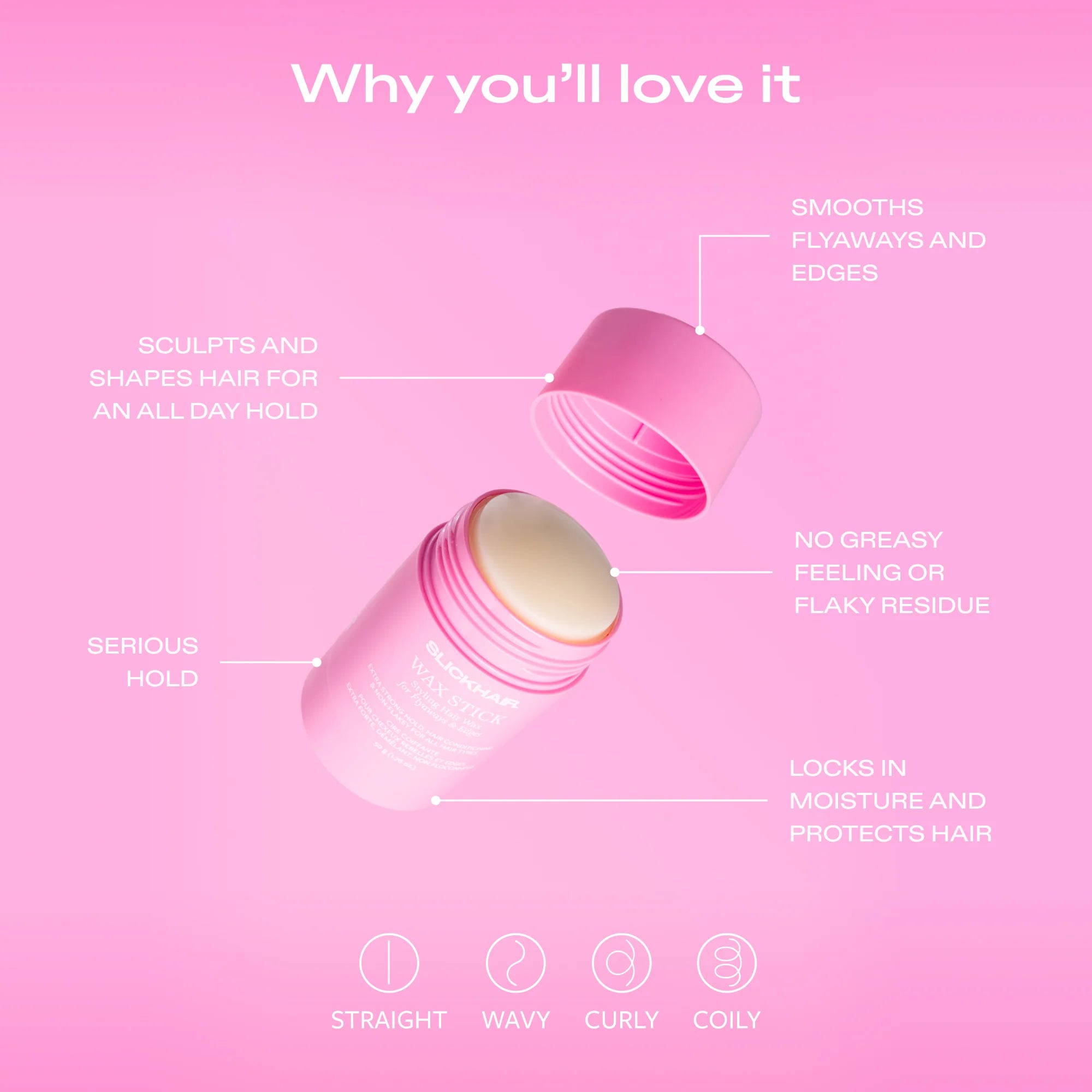SlickHair - Wax Stick - 50g