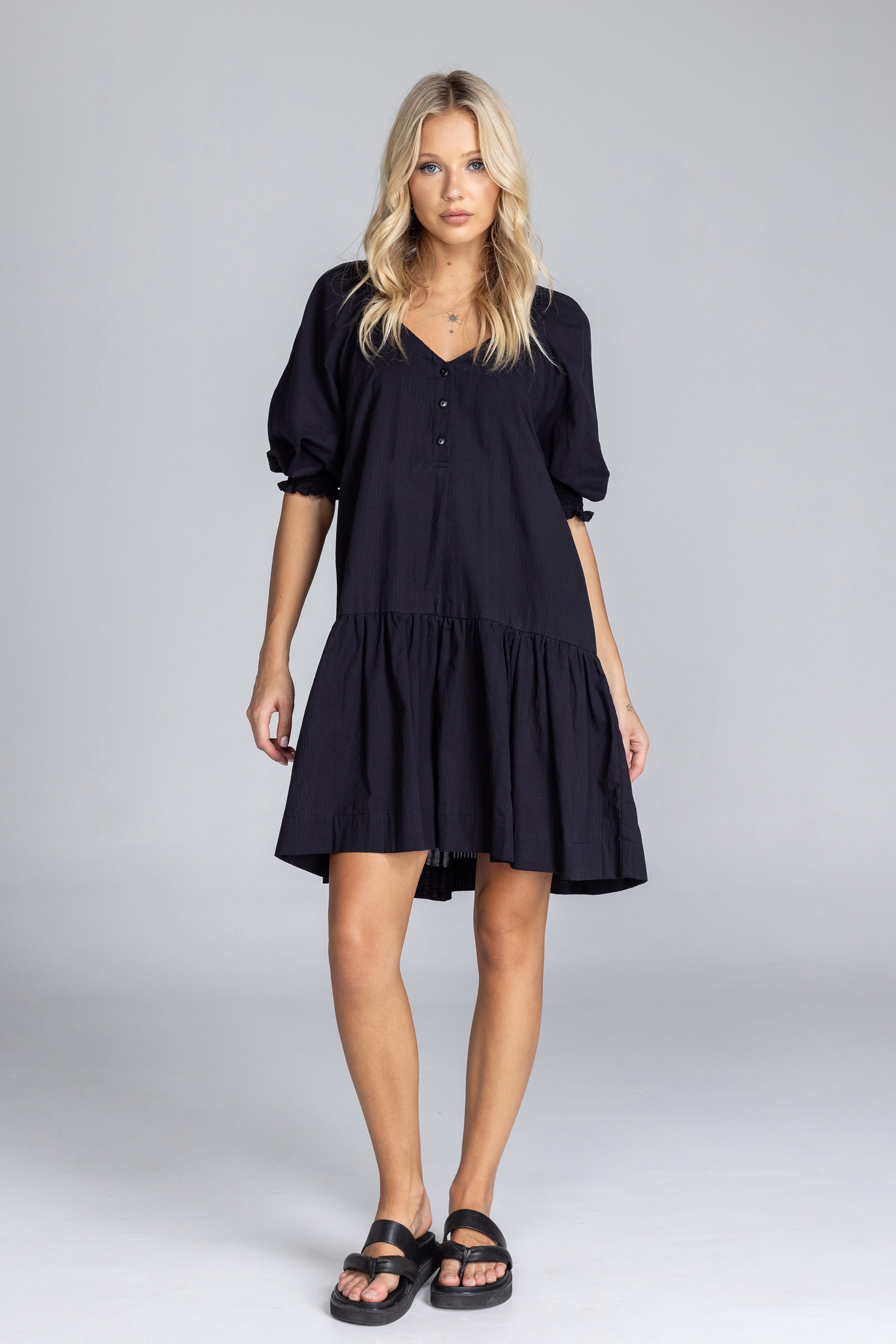 Whispered Promise Dress - Black
