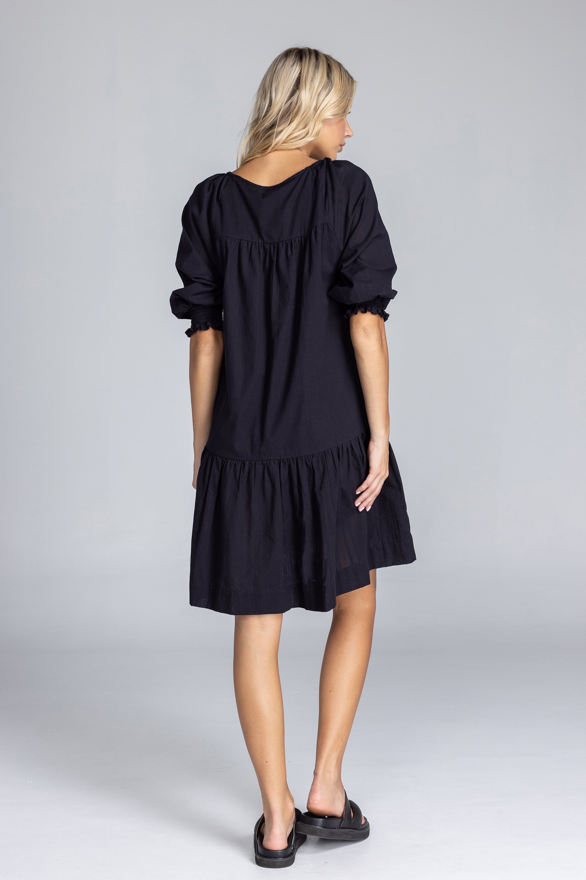 Whispered Promise Dress - Black
