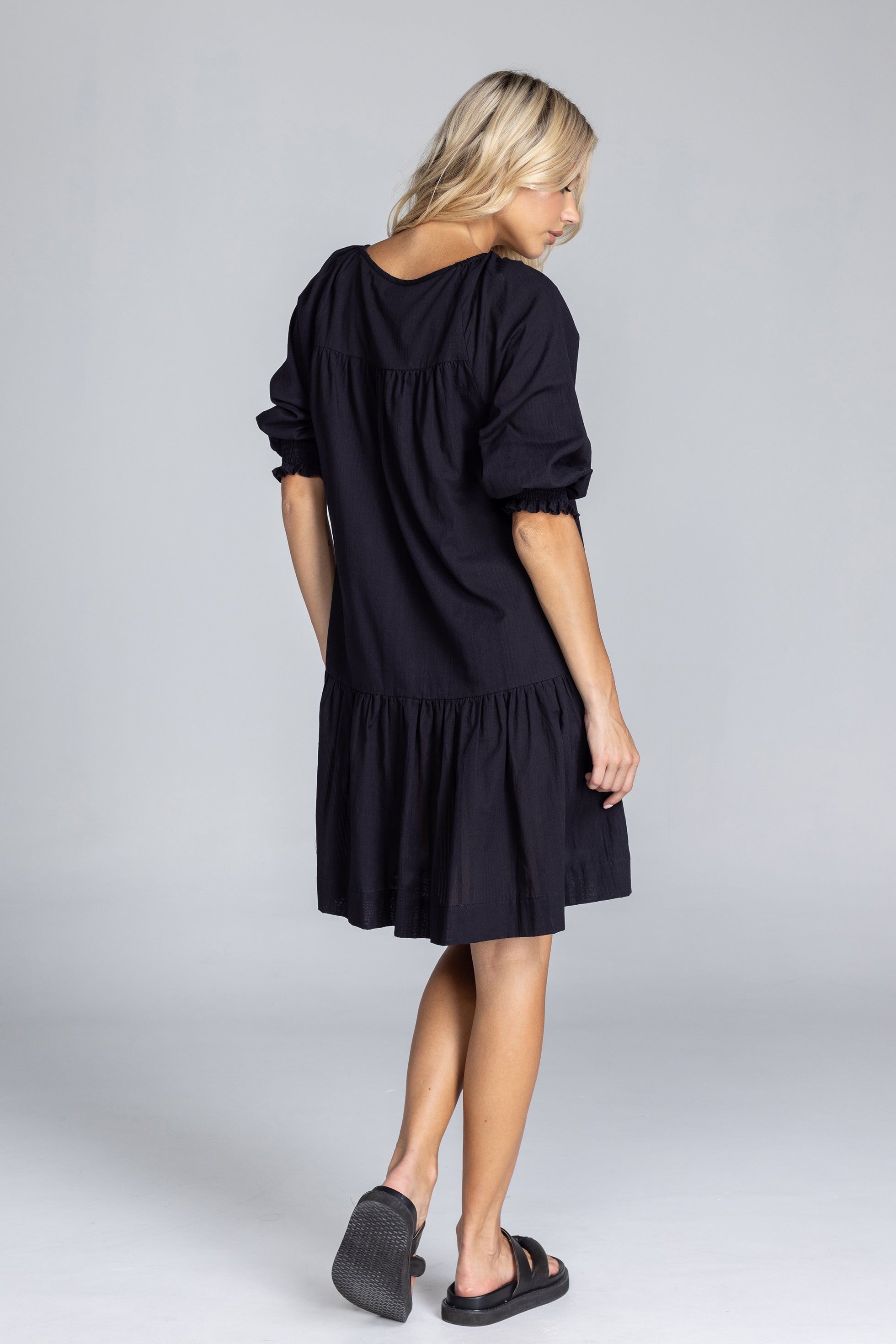 Whispered Promise Dress - Black