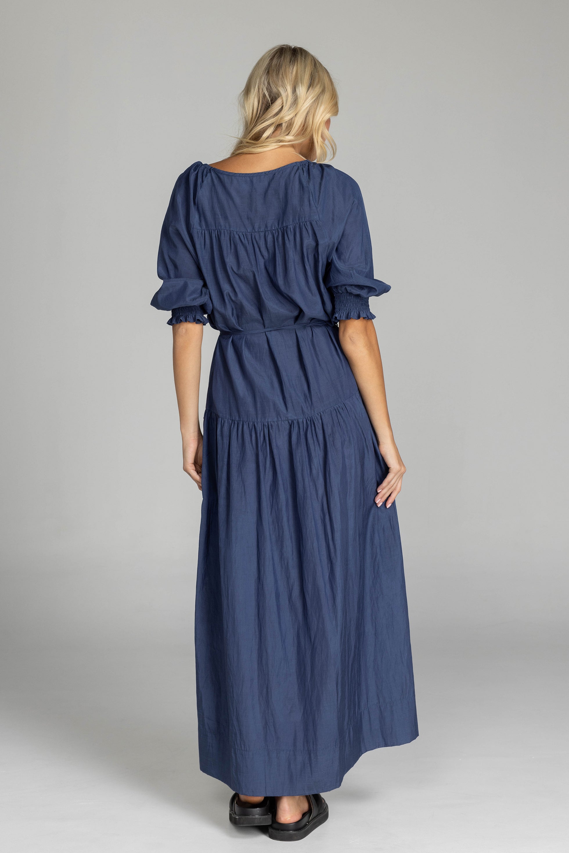 Whispered Promises Maxi Dress - Night Sky