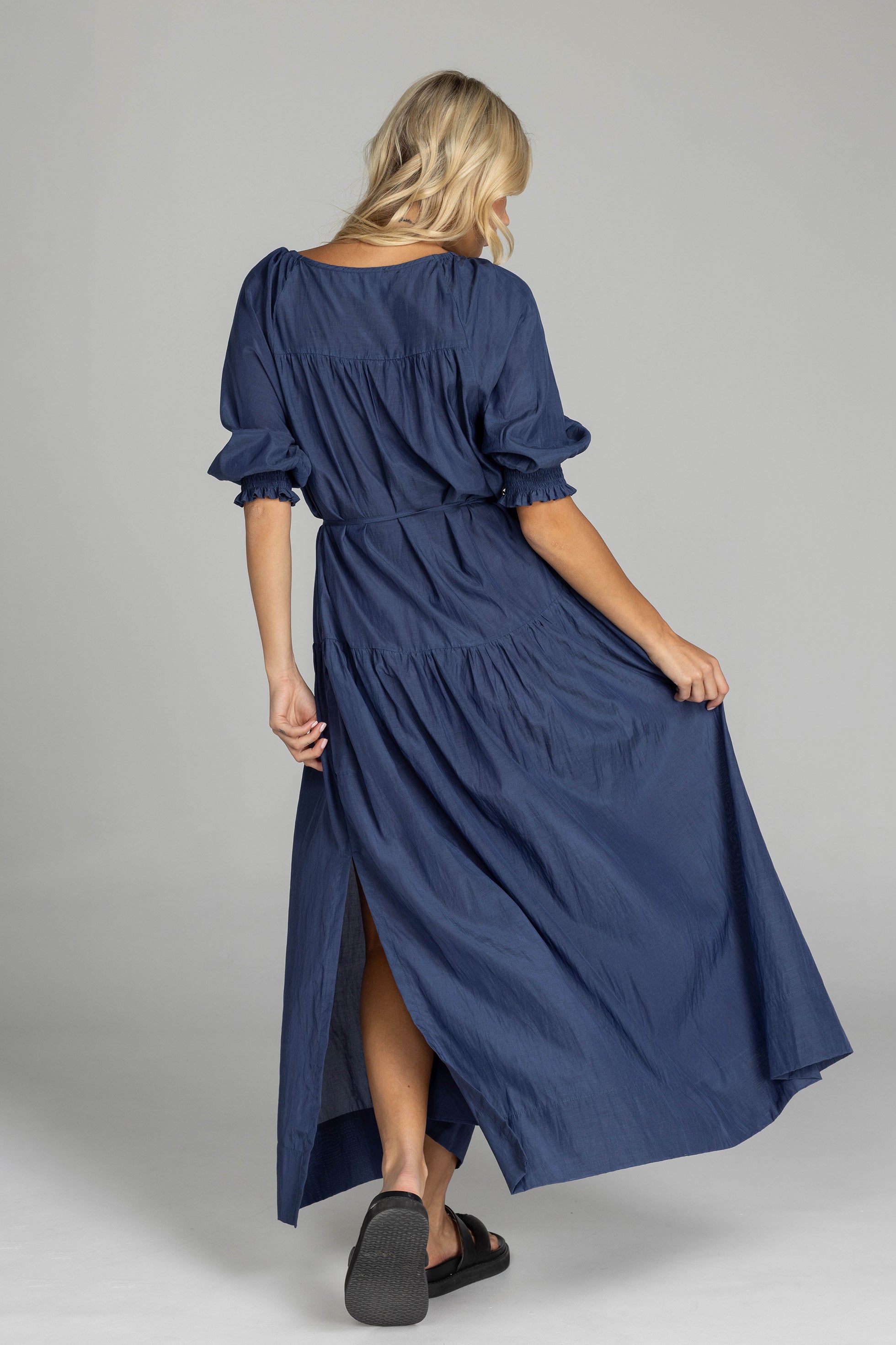 Whispered Promises Maxi Dress - Night Sky