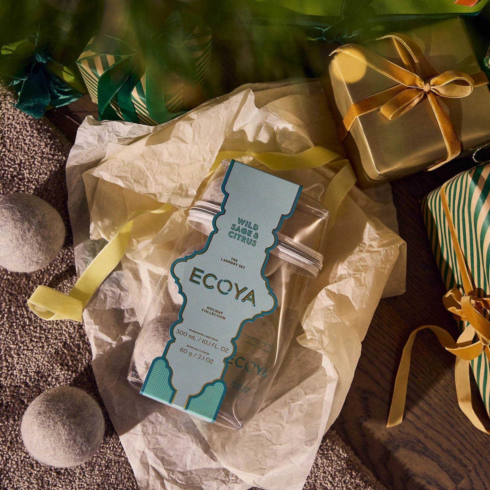 ECOYA - Wild Sage & Citrus Clean Linen Gift Set