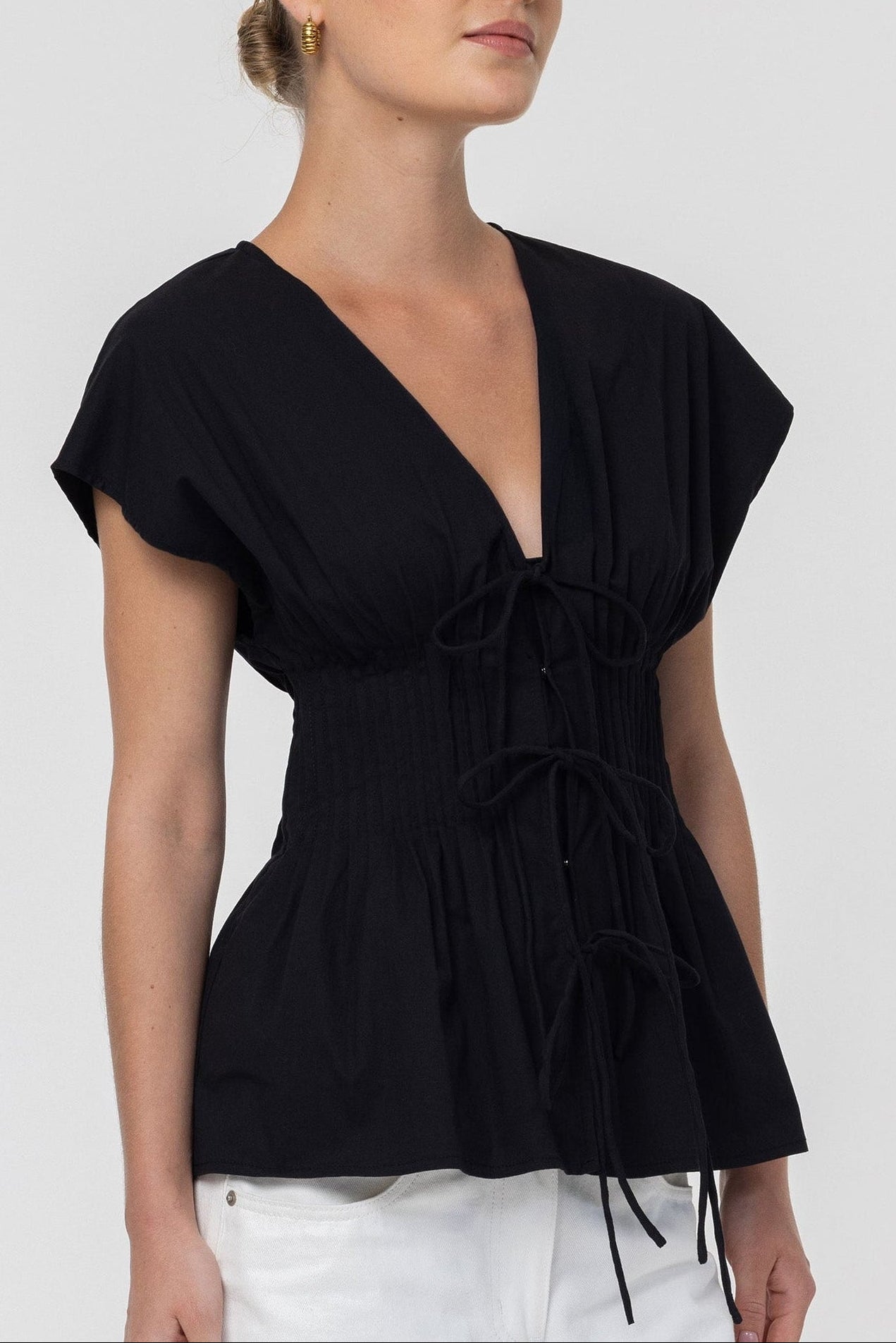 Wrapped In You Top - Black