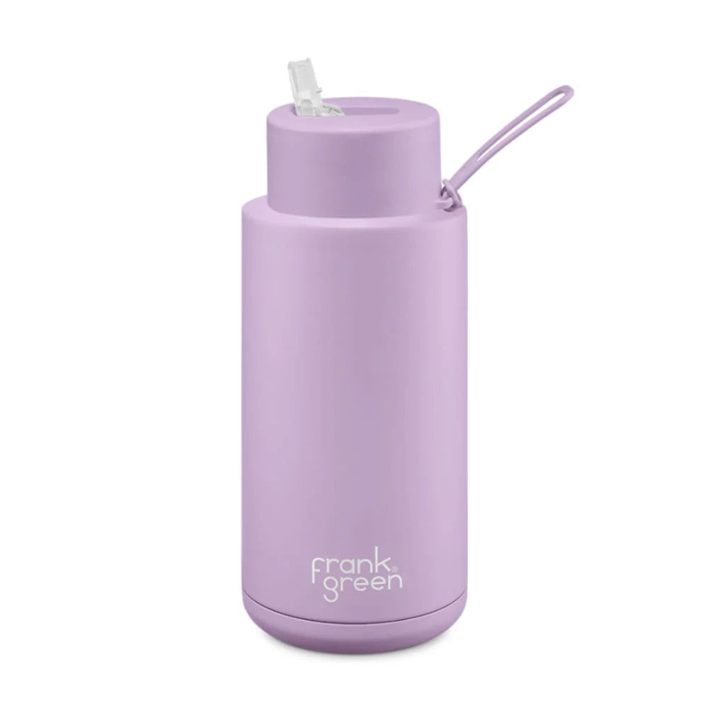 Frank Green - 34oz Reusable Bottle (straw) - Lilac Haze