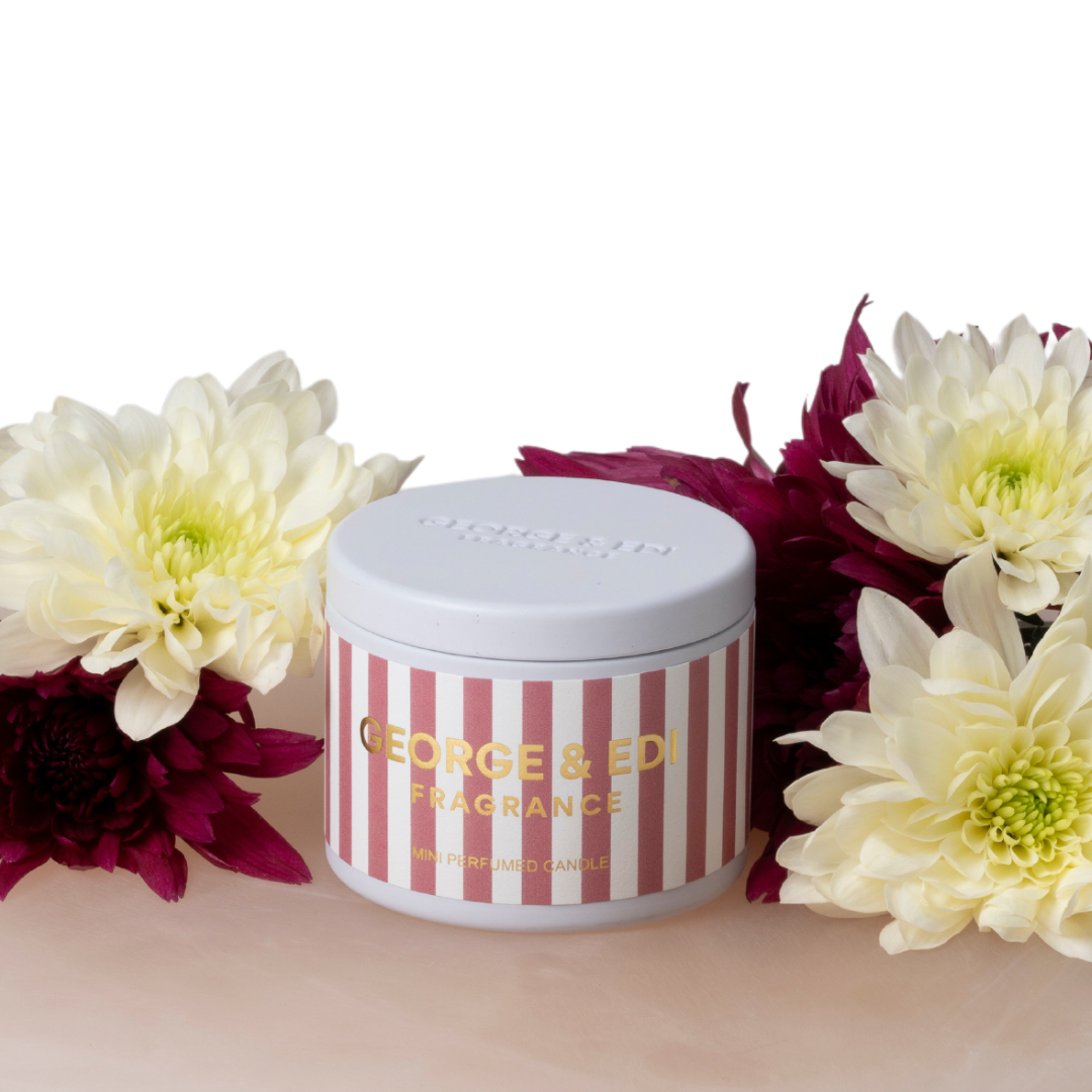 George & Edi - Mini Candle in a Tin - Peony