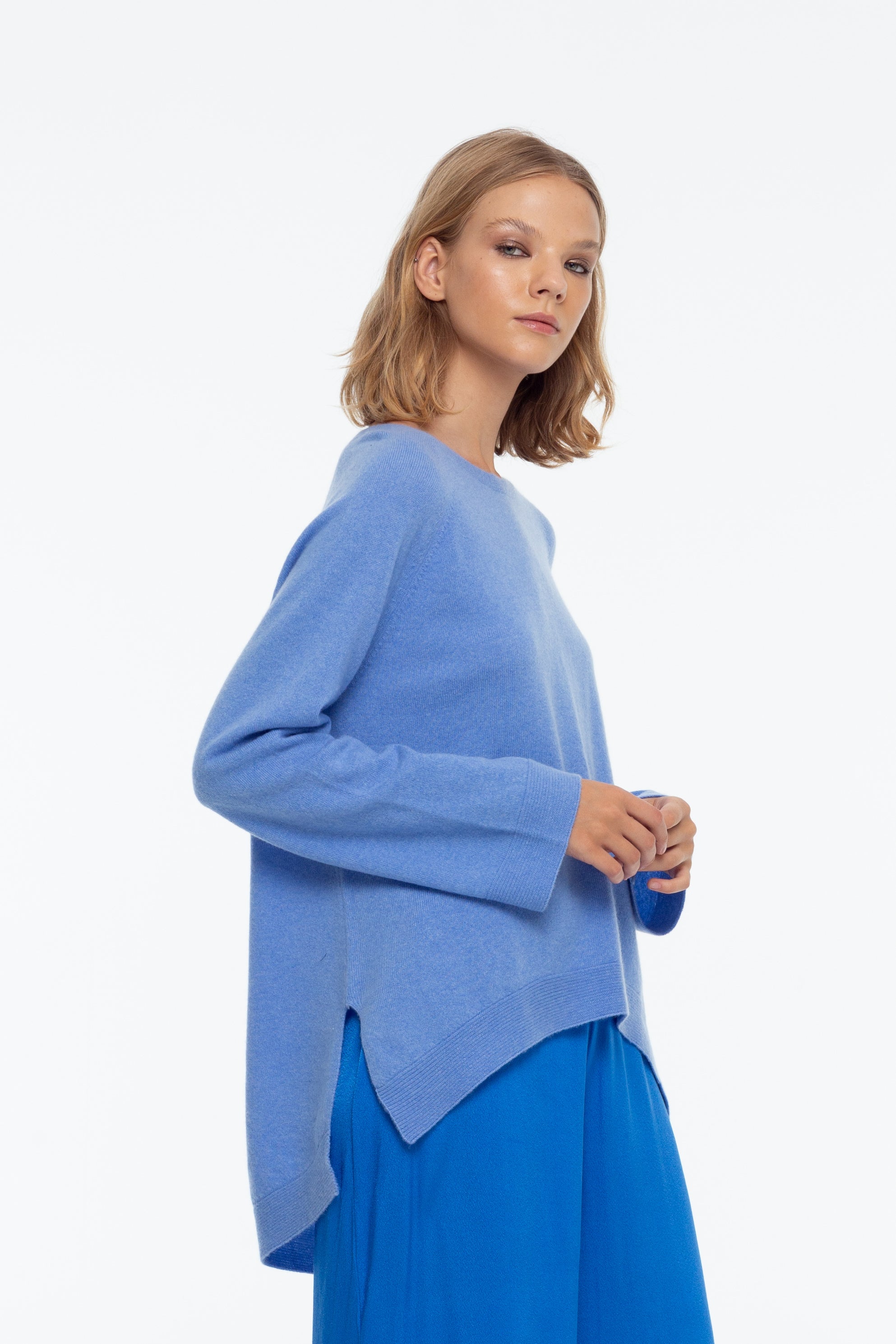 relaxed fit cashmere sweater