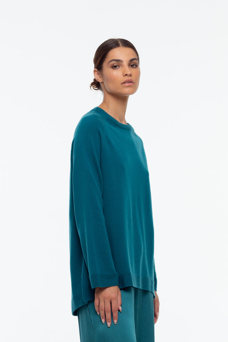 relaxed fit cashmere sweater