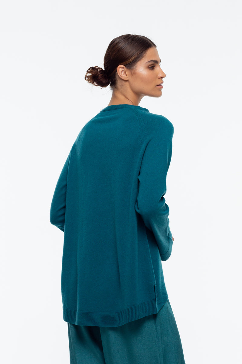 relaxed fit cashmere sweater