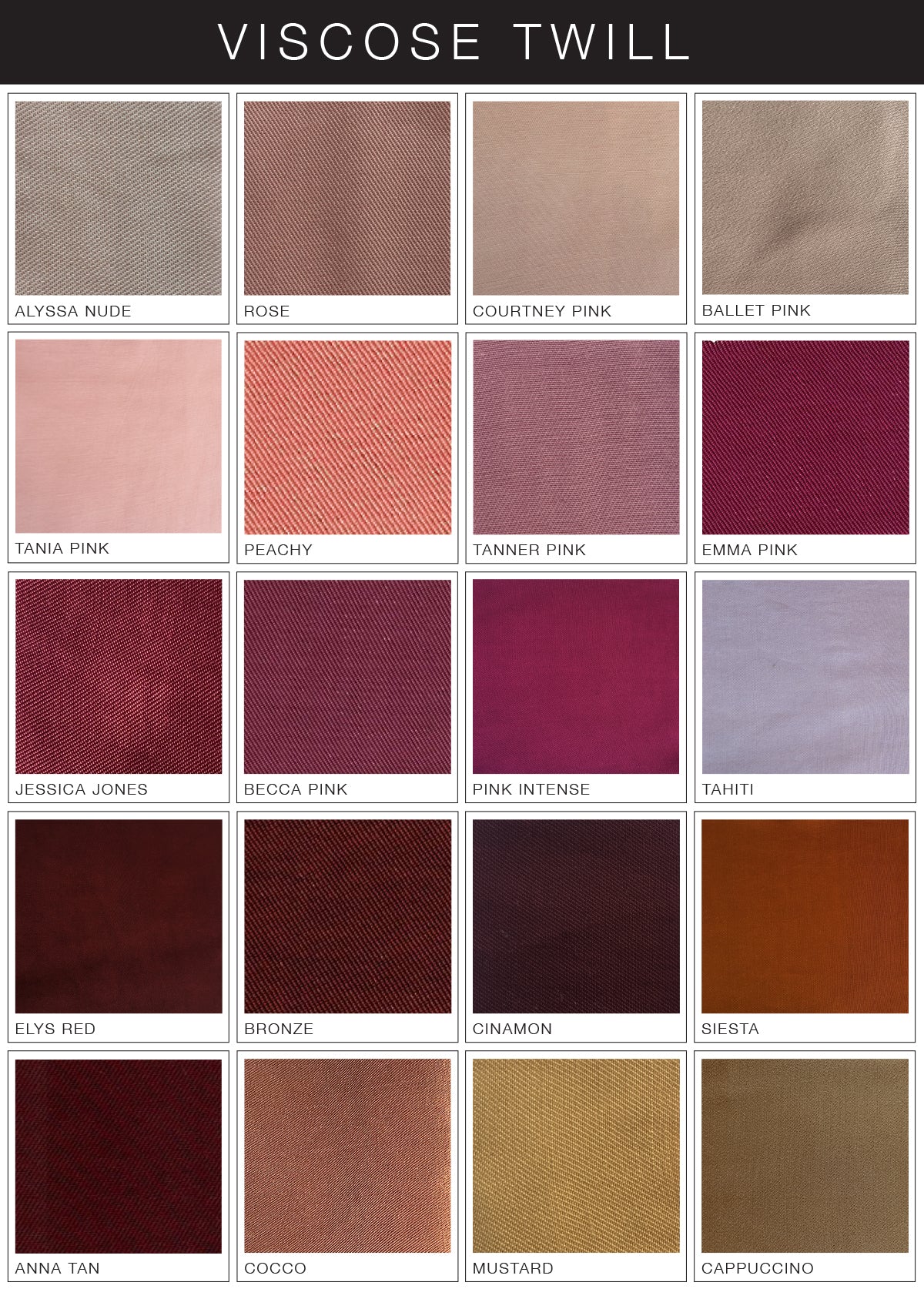 Colour Swatches