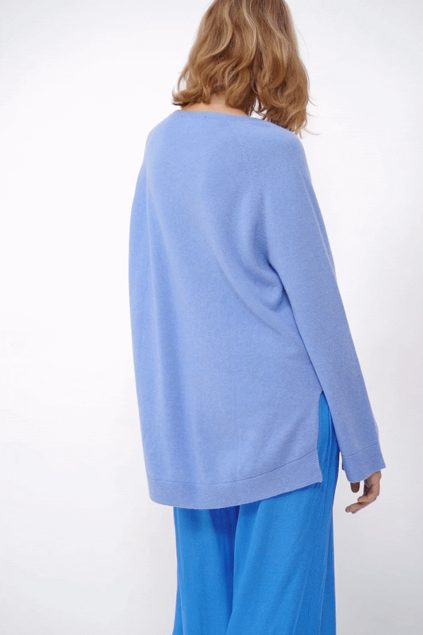 relaxed fit cashmere sweater